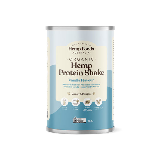Hemp Foods Organic Protein Powder Vanilla 420g