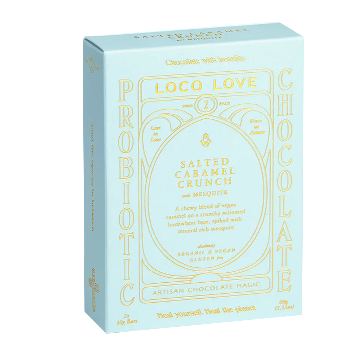 Loco Love Salted Caramel Crunch with Mesquite 70g