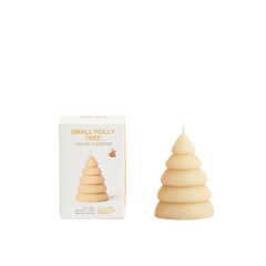 Queen B Beeswax Rolly Tree Candle