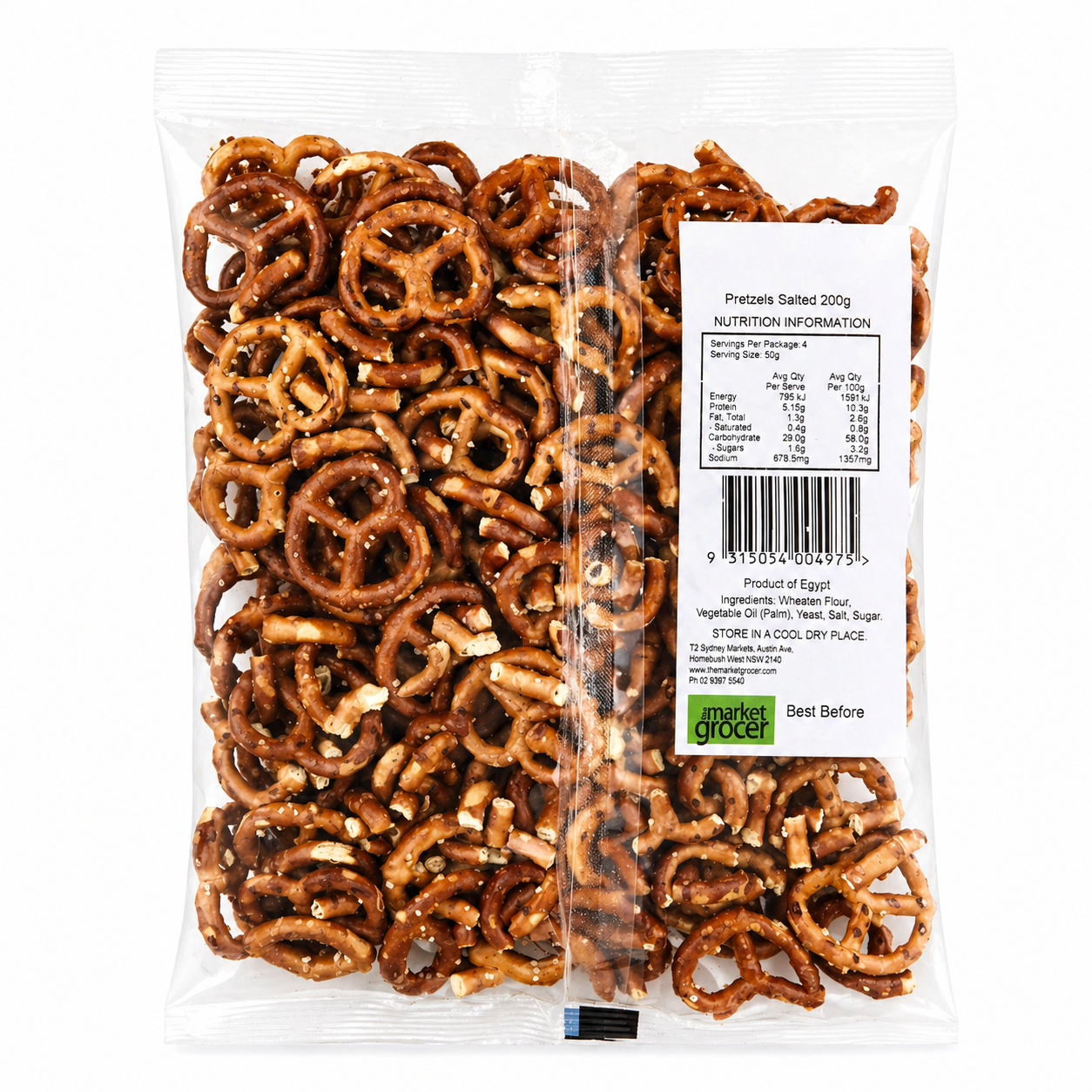The Market Grocer Pretzels Salted 200g