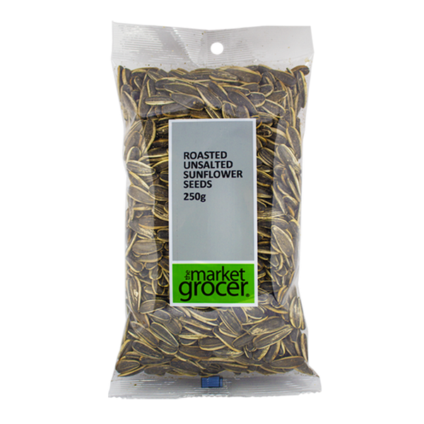 The Market Grocer Roasted Unsalted Sunflower Seeds 250g