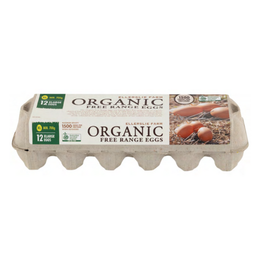 Ellerslie Farm Organic Free Range Eggs x12 700g