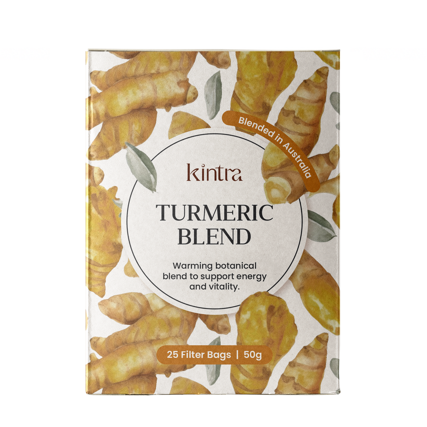 Kintra Foods Turmeric Blend Herbal Teabags x25 50g