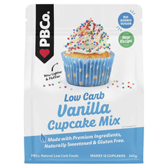PBCo. Low Carb Vanilla Cupcake Mix 260g
