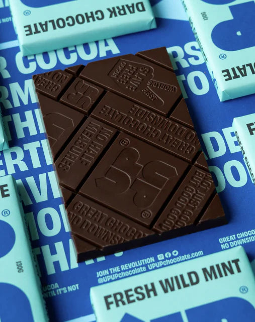 Up Up Dark Chocolate Bar Mint 130g