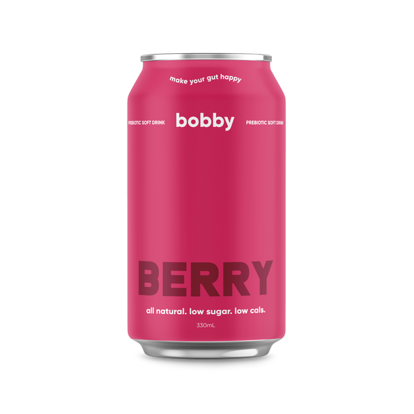 Bobby Prebiotic Soft Drink Berry 330mL