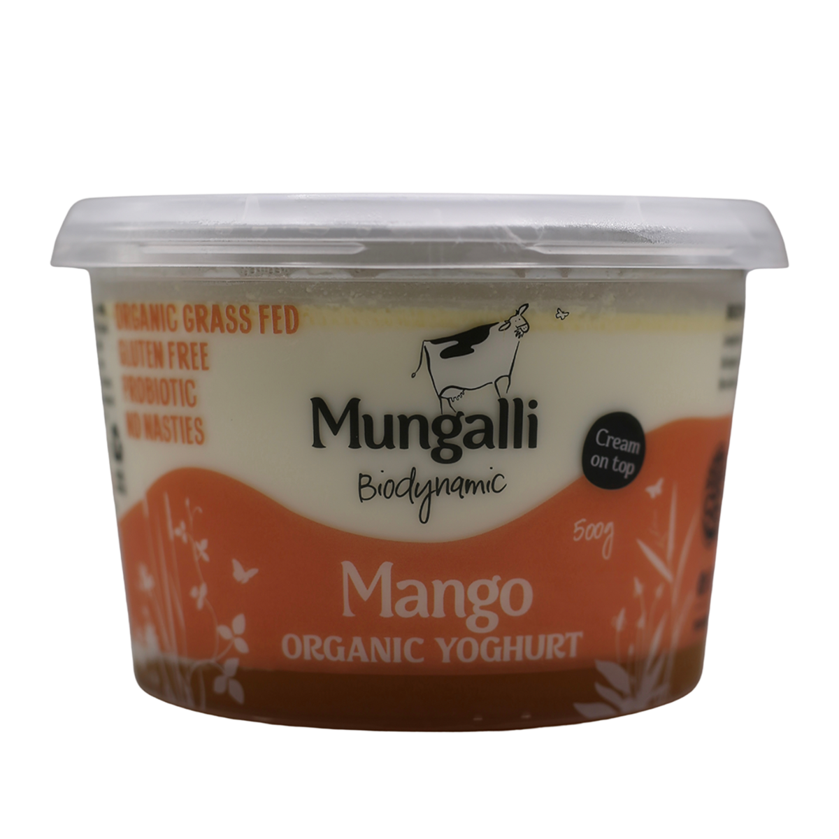 Mungalli Creek Dairy Organic Yogurt Mango 500g