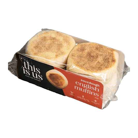 This is Us English Muffins Sourdough x4 260g
