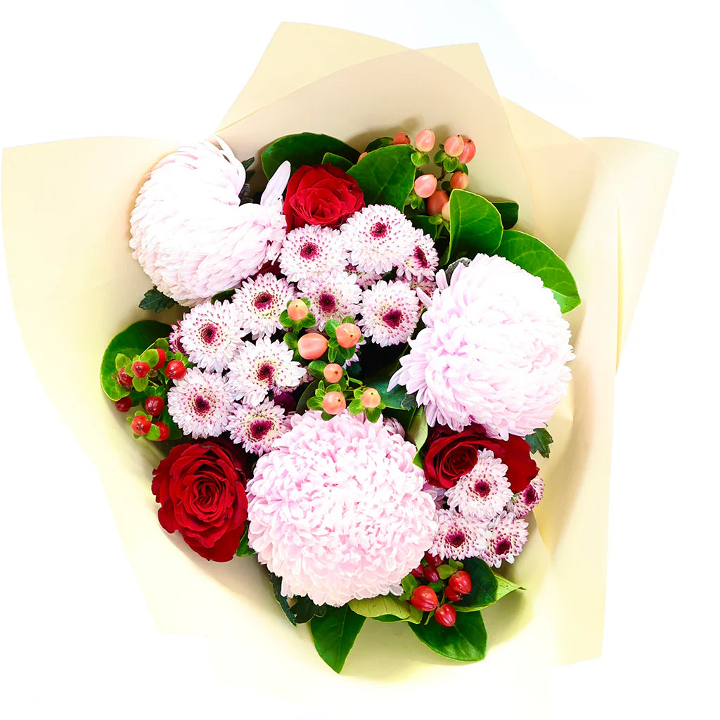 Flowers Mums Bouquet Large