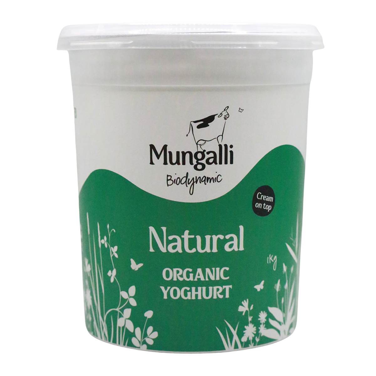Mungalli Creek Dairy Organic Yogurt Natural 1kg
