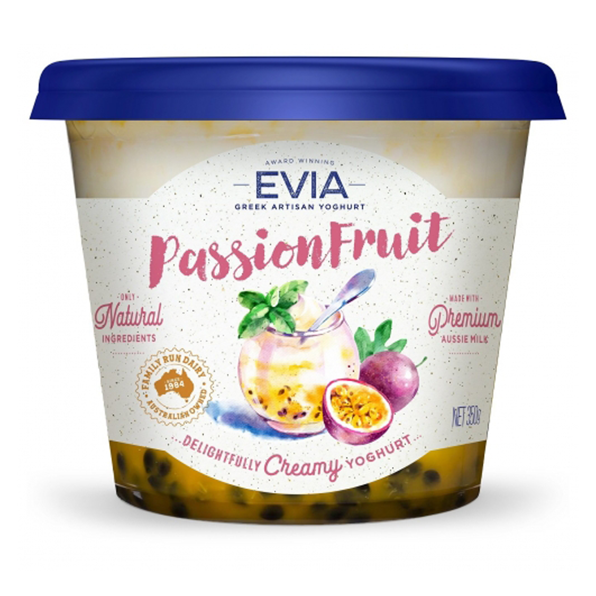 Evia Passionfruit Yoghurt 350g