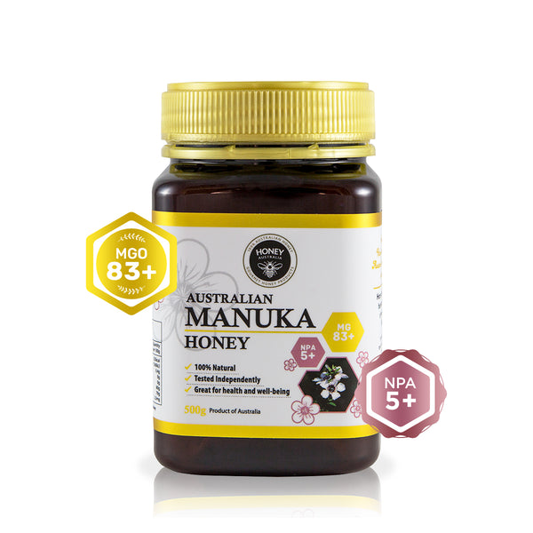 Honey Australia Manuka Honey MG 83+ NPA 5+ 500g