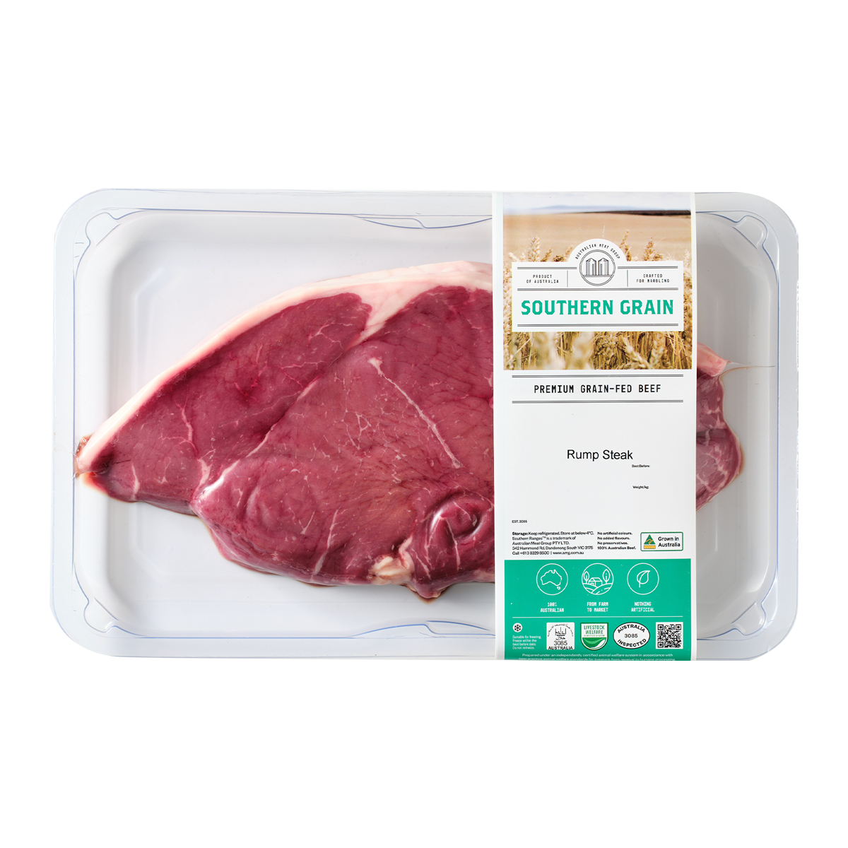 Southern Grain Premium Grain Fed Beef MB2 Rump Steak 300-400g | Harris Farm Markets Online
