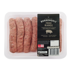 Borrowdale Pork Sausages 400g