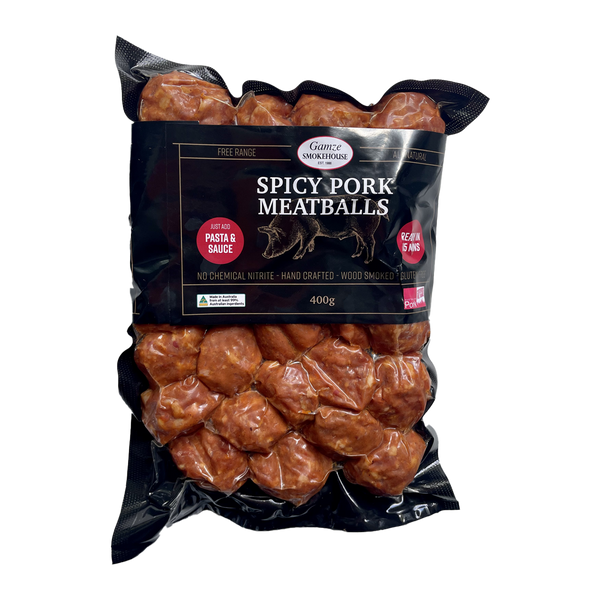 Gamze Spicy Pork Meatballs 400g Harris Farm Markets