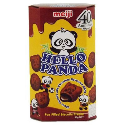 Meiji Hello Panda Cocoa Biscuit Chocolate 50g