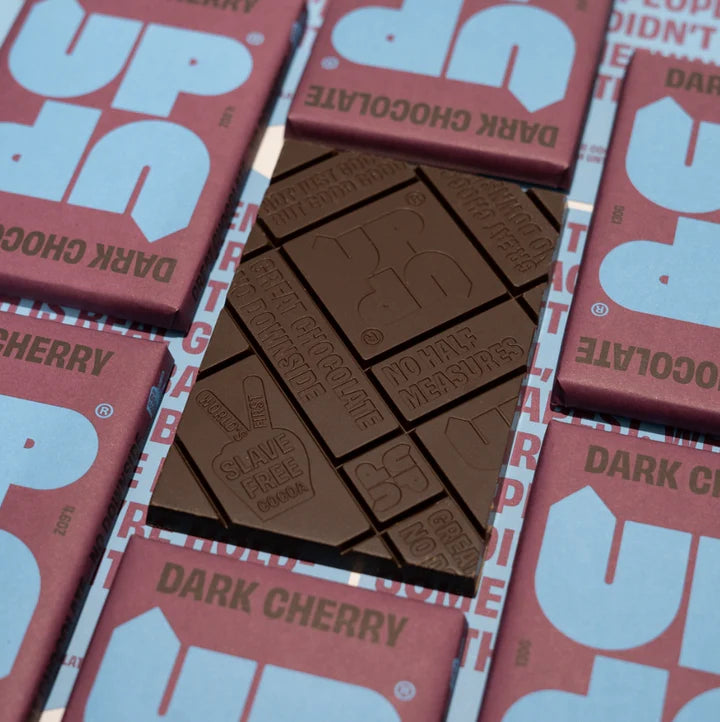 Up Up Dark Chocolate Bar Cherry 130g