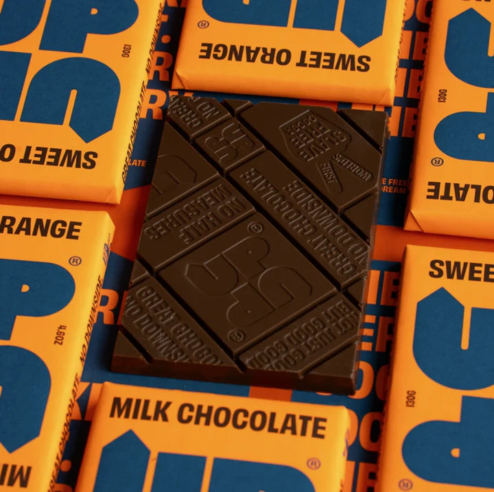 Up Up Milk Chocolate Bar Orange 130g