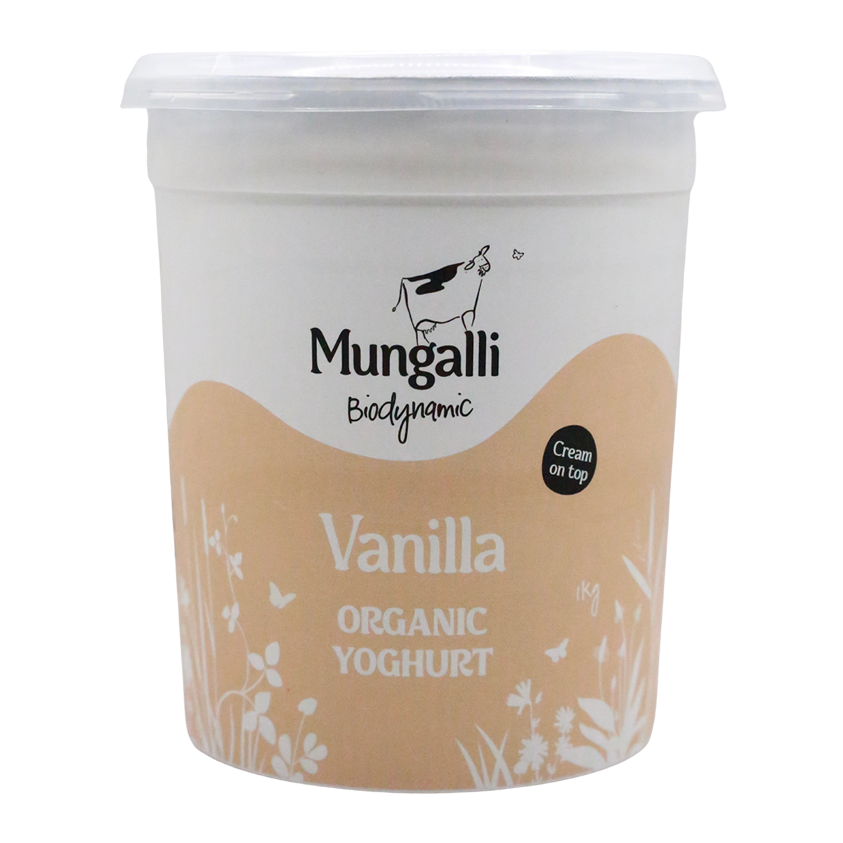 Mungalli Creek Dairy Organic Yogurt Vanilla 1kg