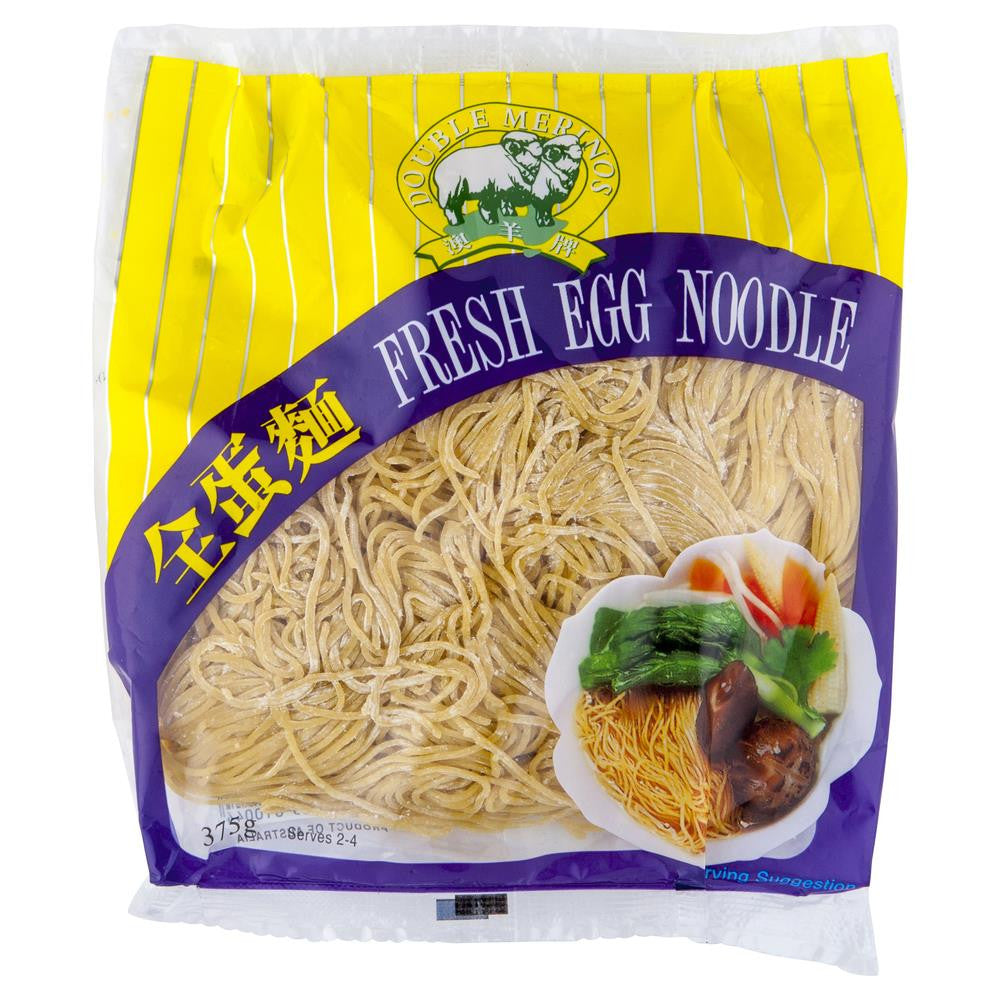 Double Merinos Fresh Egg Noodle 375g , Frdg3-Asian - HFM, Harris Farm Markets
- 1