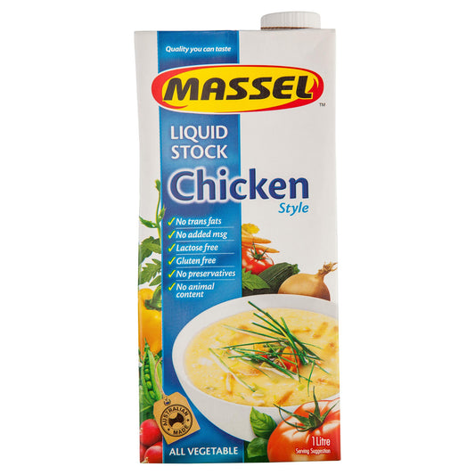 Massel Chicken Stock Liquid 1l , Grocery-Cooking - HFM, Harris Farm Markets
 - 1