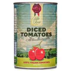Villa Rossi Diced Tomatoes 400g , Grocery-Can Veg - HFM, Harris Farm Markets
 - 1