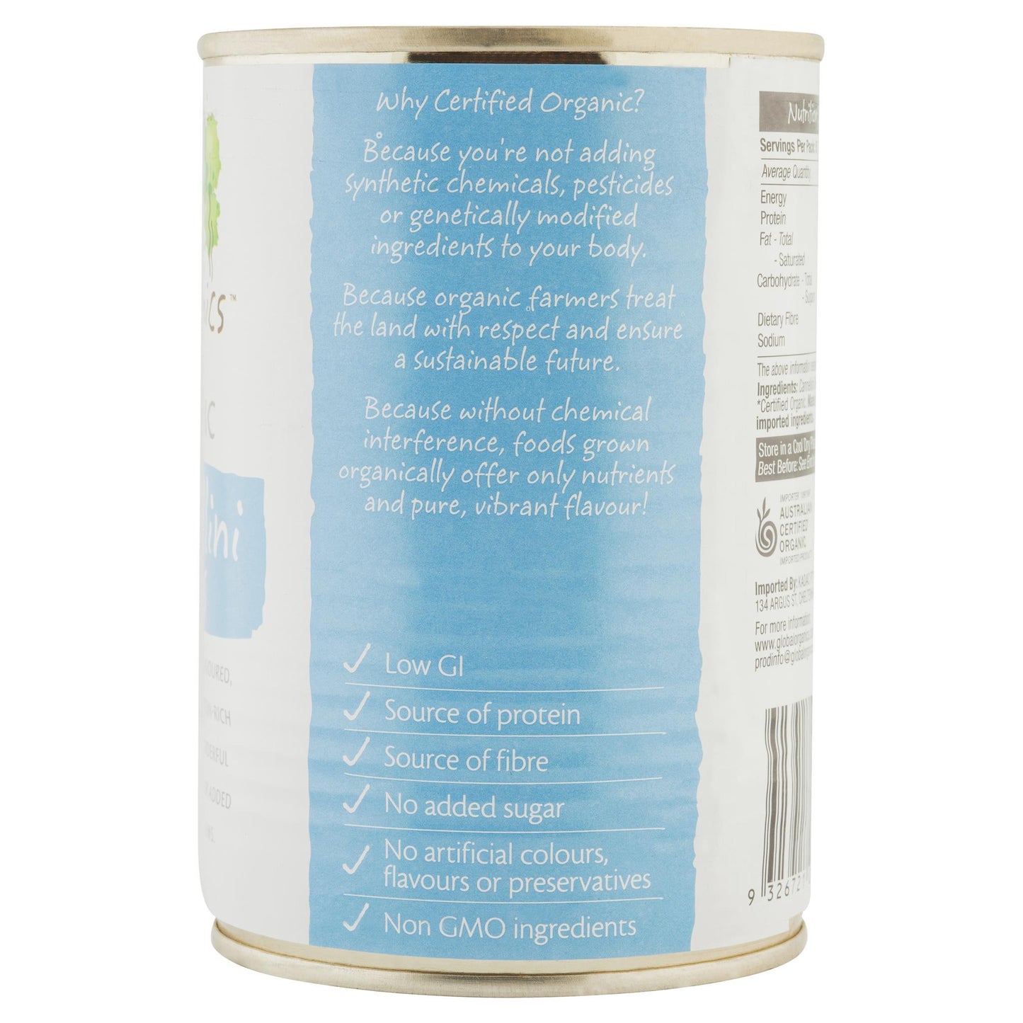 Global Organic Cannelini 400g , Grocery-Can Veg - HFM, Harris Farm Markets
- 2