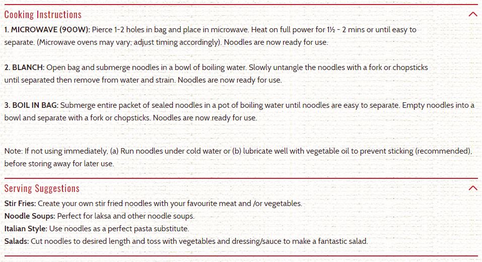 Hakka - Noodles Steamed Singapore | Harris Farm Online