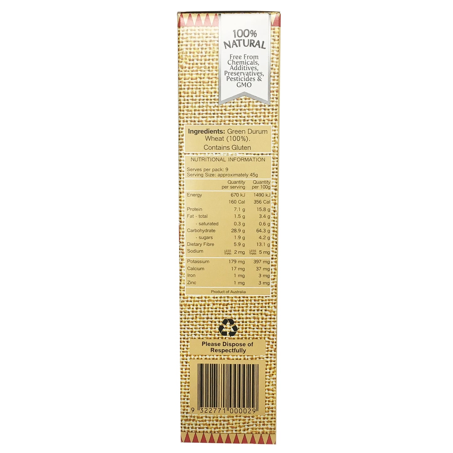 Greenwheat - Whole Grain Freekeh | Harris Farm Online