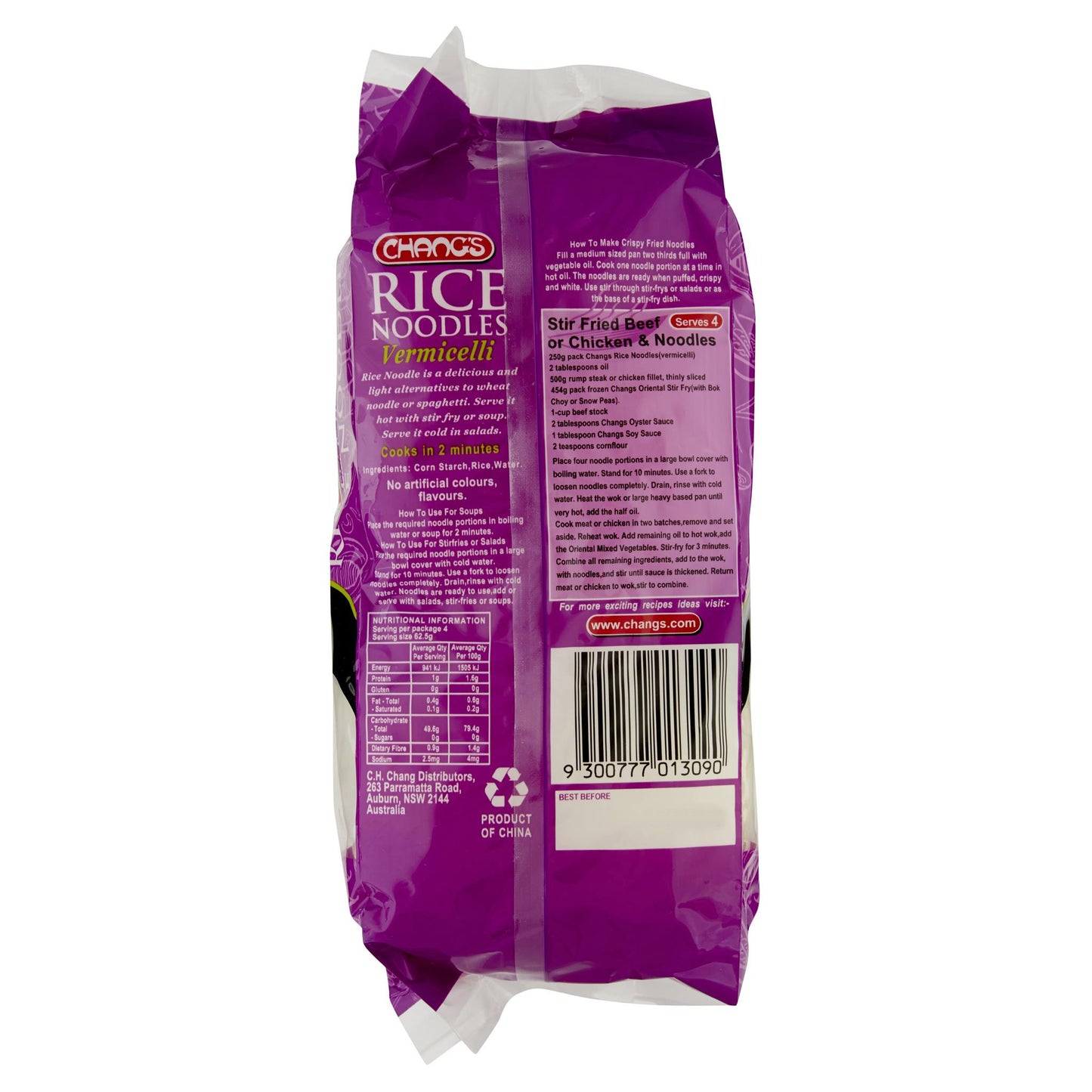Changs Vermicelli Rice 250g , Grocery-Asian - HFM, Harris Farm Markets
- 2