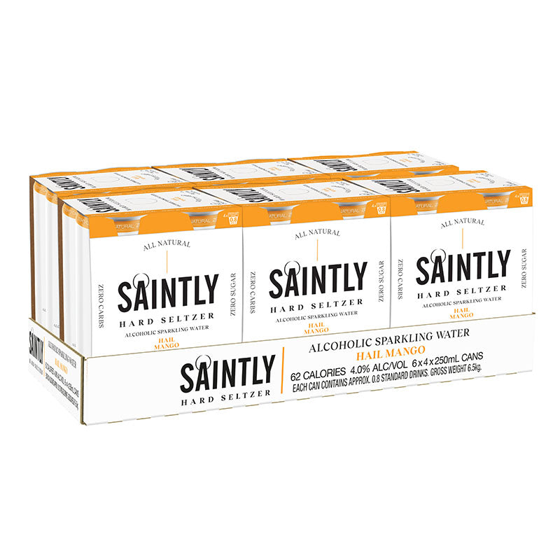 Saintly Seltzer Hail Mango Case 24x250ml