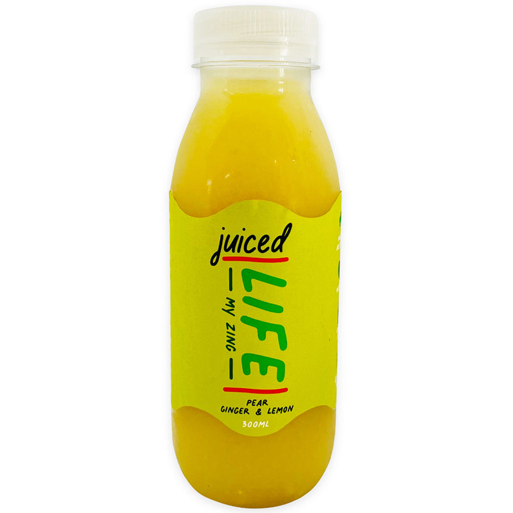 Juiced Life Cold Pressed Pear Ginger and Lemon Juice | Harris Farm Online