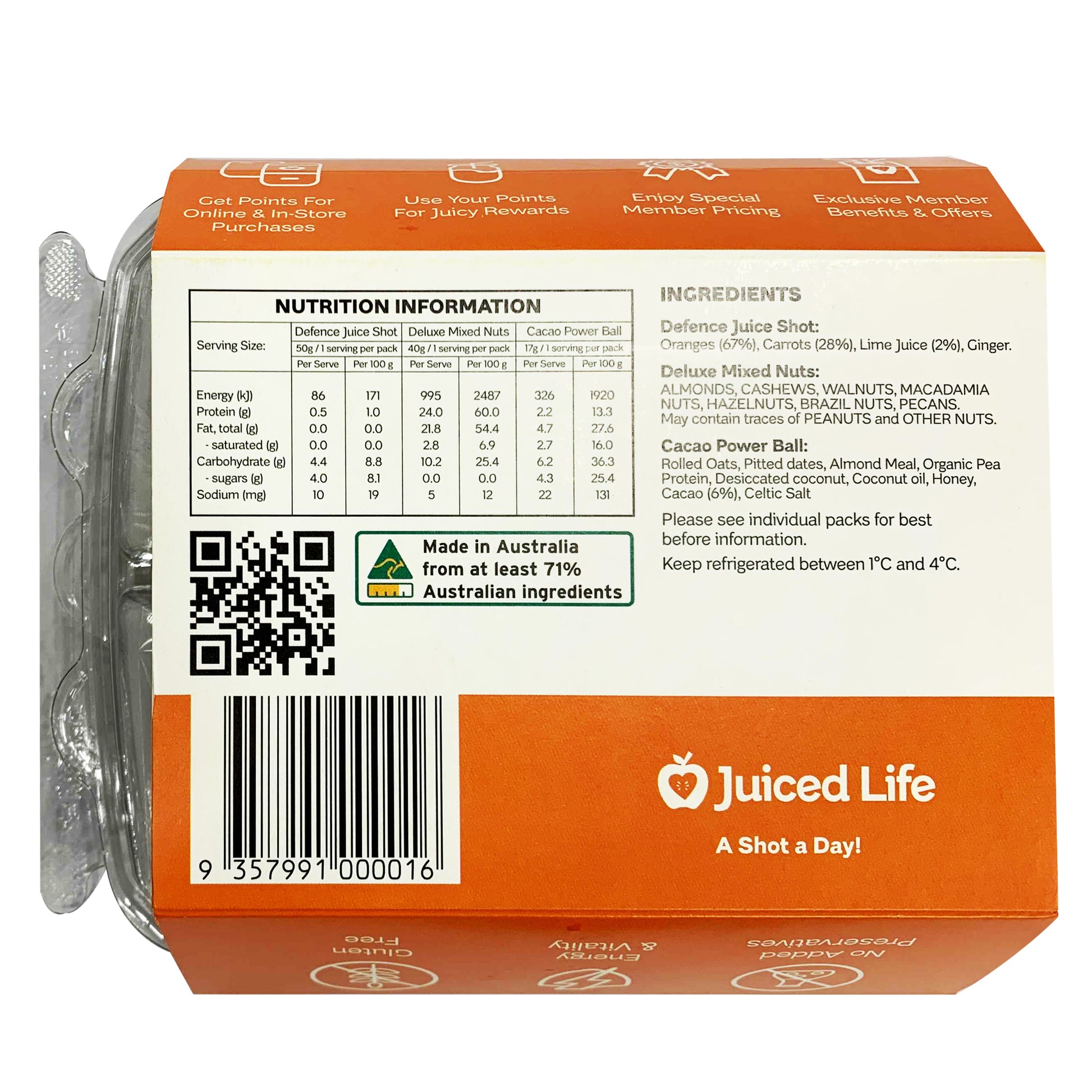 Juiced Life Defence Powerpack | Harris Farm Online