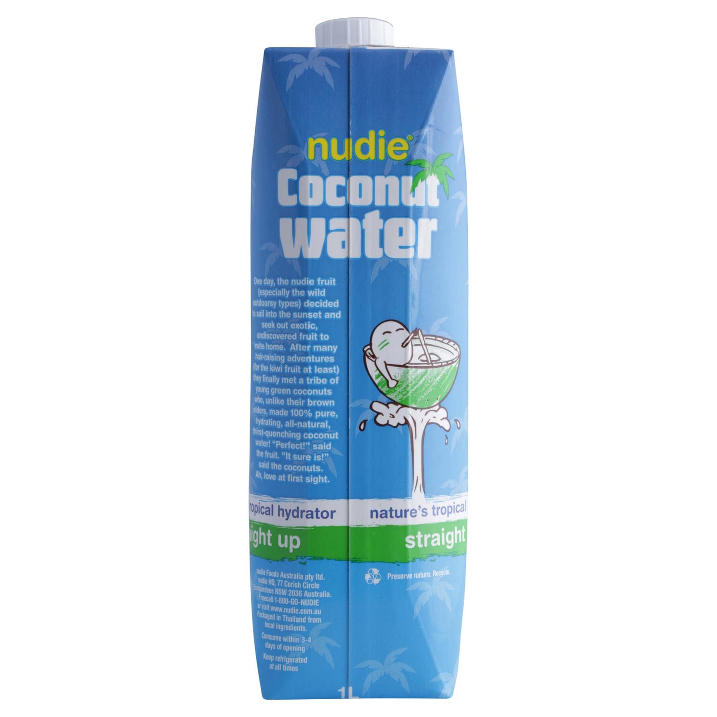 Nudie Coconut Water Straight Up 1L , Frdg1-Drinks - HFM, Harris Farm Markets
- 2