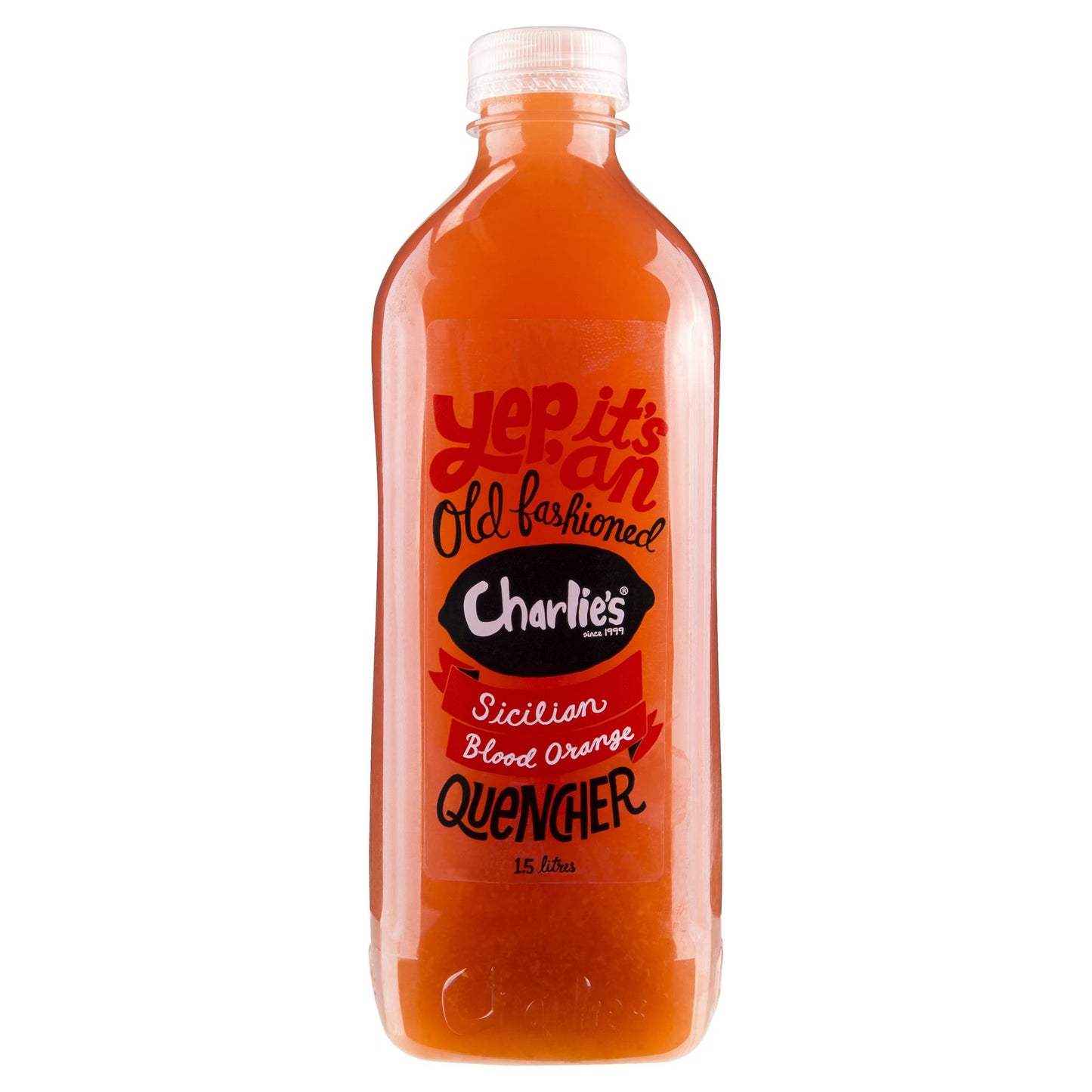 Charlies Sicilian Blood Orange Quencher 1.5L , Frdg1-Drinks - HFM, Harris Farm Markets
- 1