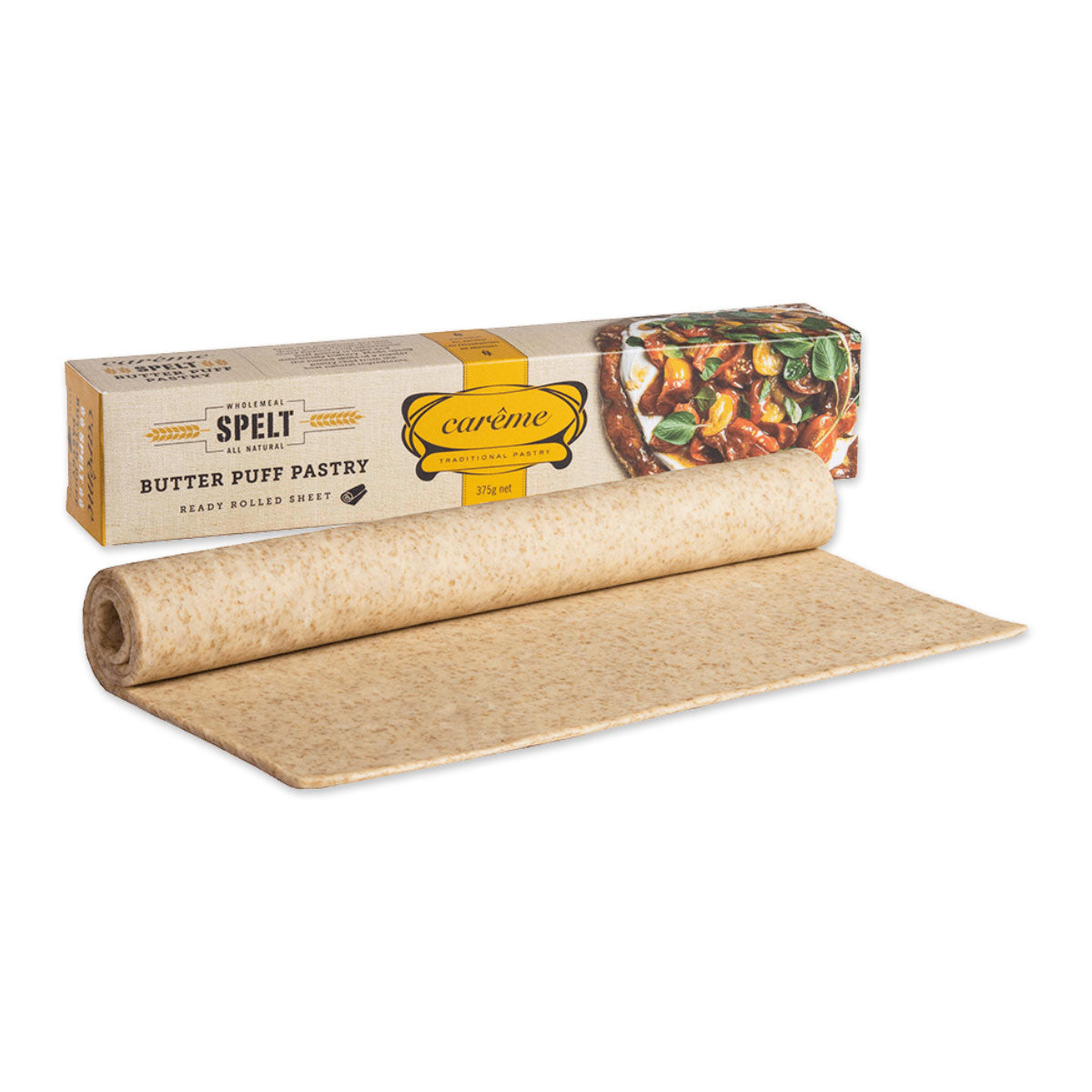 Careme Pastry Spelt Wholemeal Butter Puff Pastry 375g | Harris Farm Online