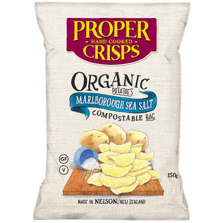Proper Crisps Organic Marlborough Sea Salt Chips | Harris Farm Online