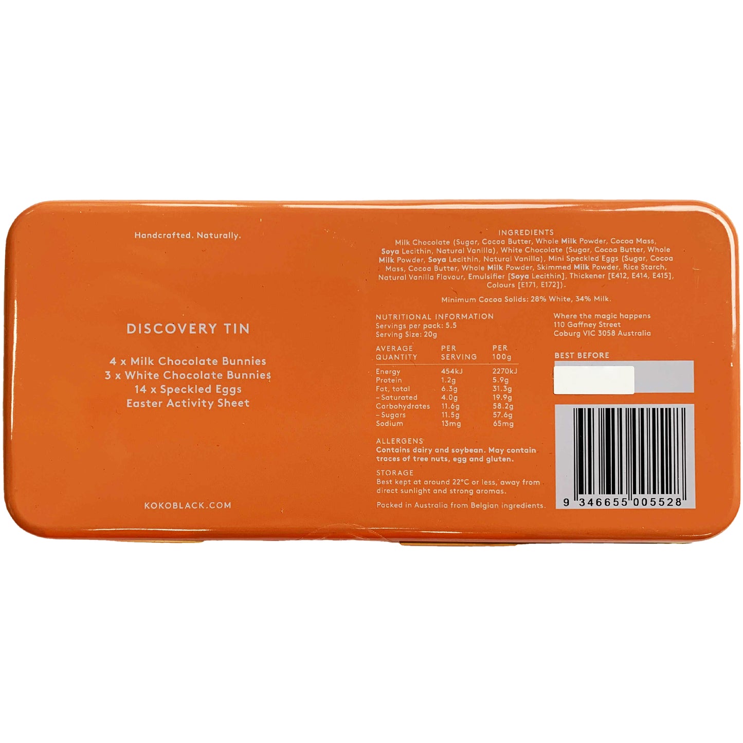 Koko Black Discovery Tin Milk and White Chocolate | Harris Farm Online