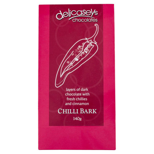 Delicaseys Dark Chocolate Chilli Bark 140g , Grocery-Confection - HFM, Harris Farm Markets
 - 1
