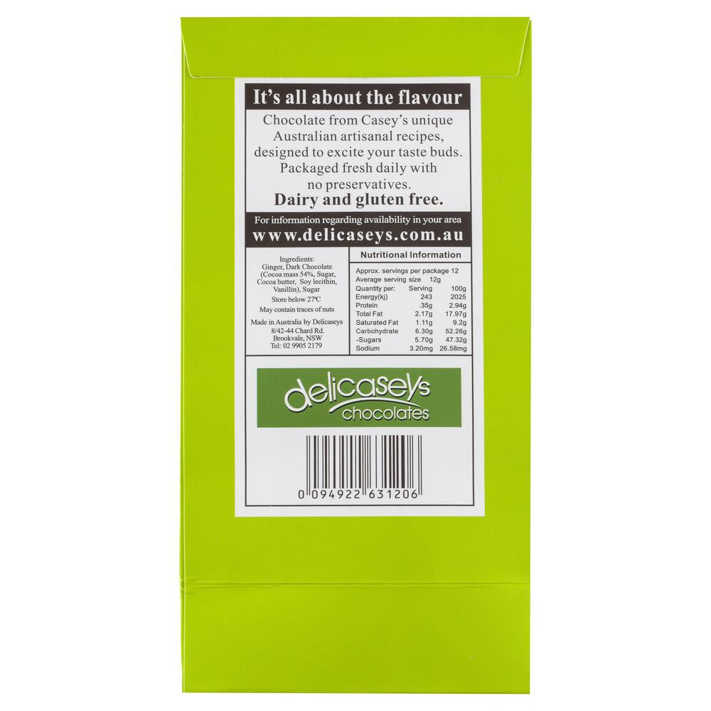 Delicaseys Chocolates Ginger 140g , Grocery-Confection - HFM, Harris Farm Markets
- 2