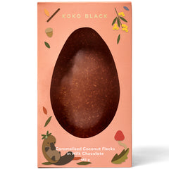 Koko Black Caramelised Coconut Flecks in Milk Chocolate Egg | Harris Farm Online