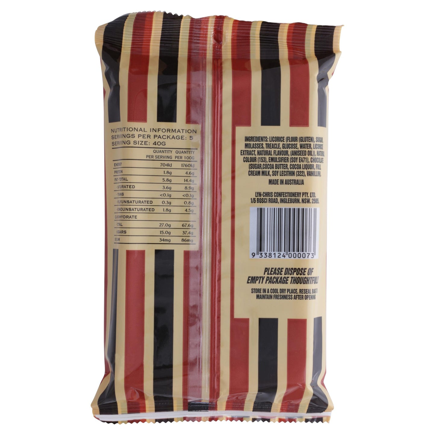 Licorice Lovers Chocolate 200g , Grocery-Confection - HFM, Harris Farm Markets
- 2