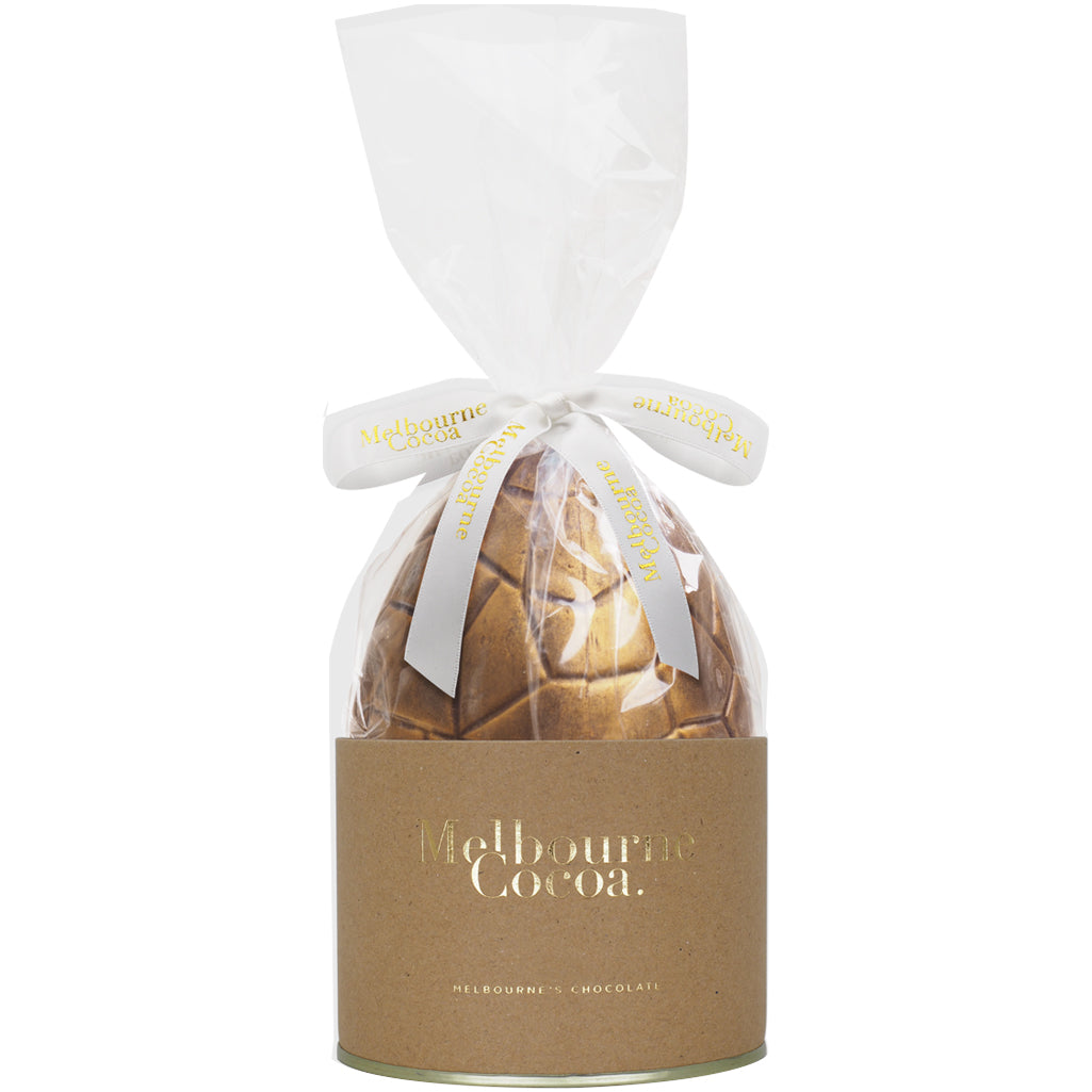 Melbourne Cocoa Golden 81% Dark Chocolate Easter Egg | Harris Farm Online
