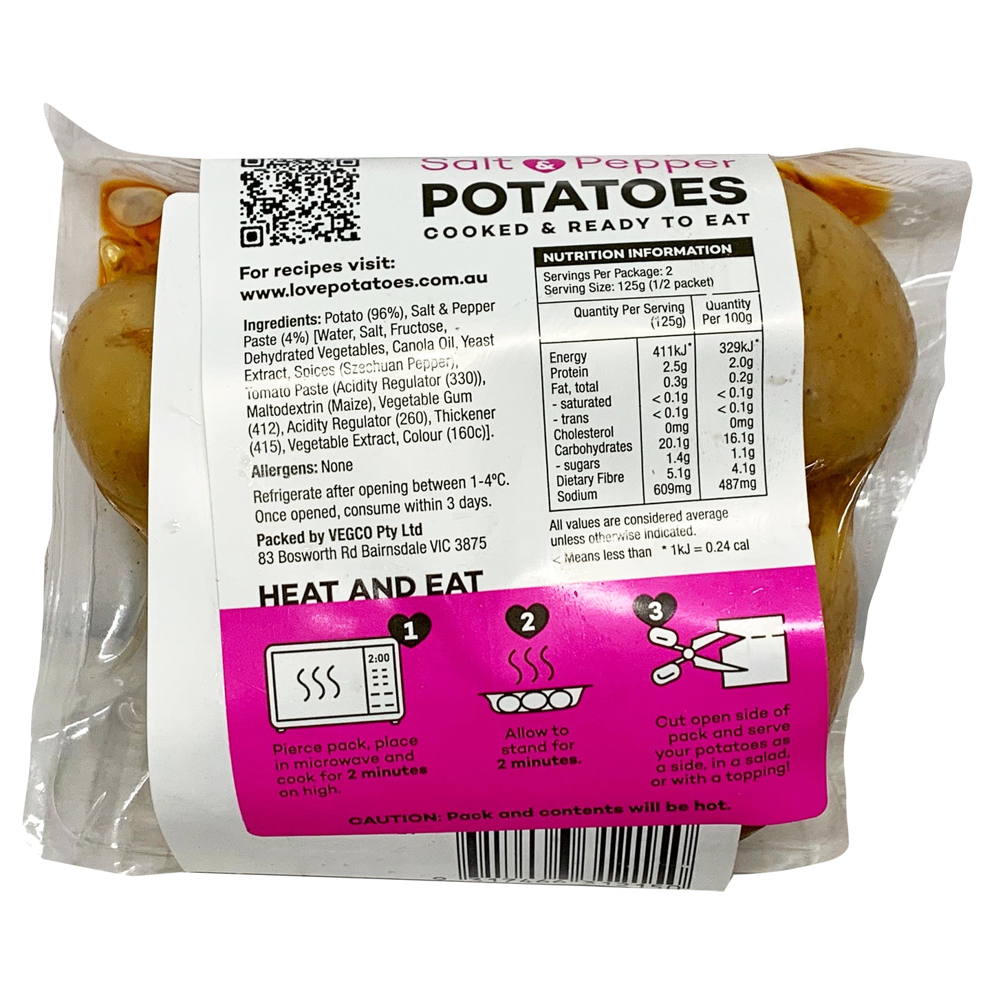 Love Potato Salt and Pepper 250g