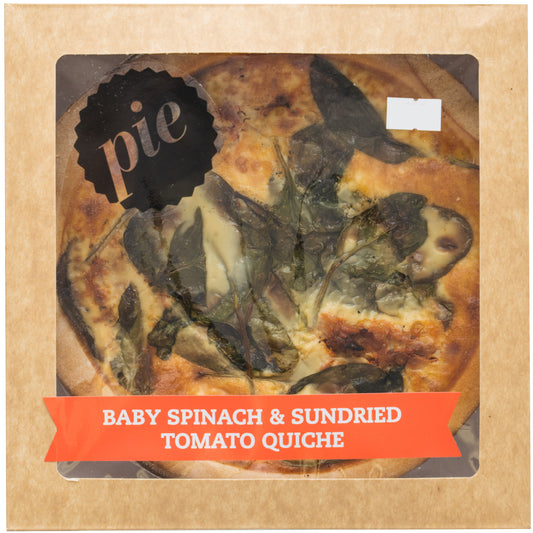 Micks Bakery Baby Spinach and Sundried Tomato Quiche | Harris Farm Online