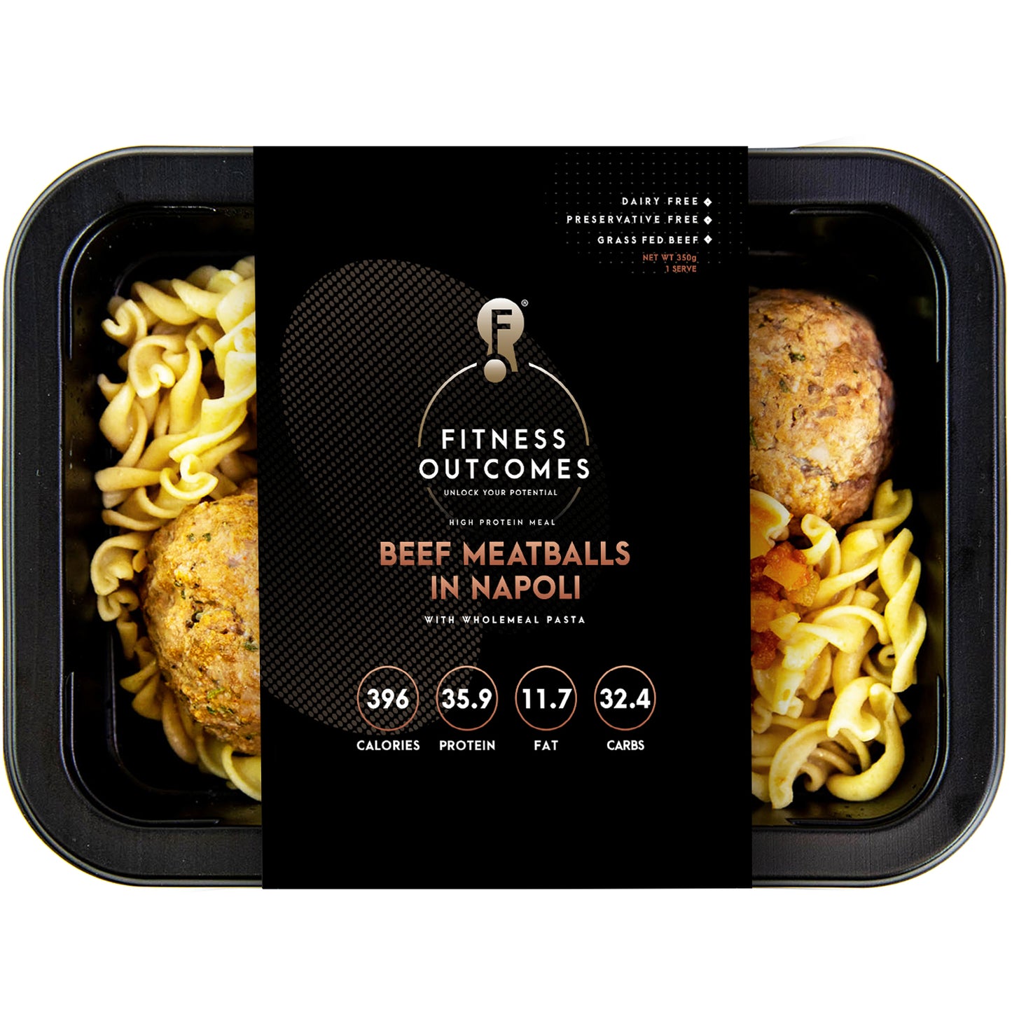 Fitness Outcomes Beef Meatballs in Napoli | Harris Farm Online
