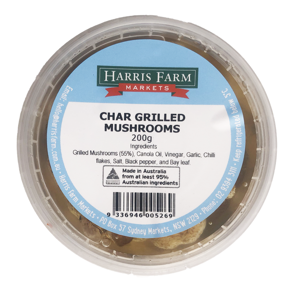 Harris Farm Chargrilled Mushrooms 200g Harris Farm Markets
