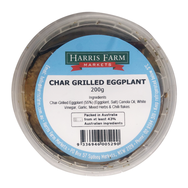 Harris Farm Char Grilled Eggplant 200g Harris Farm Markets