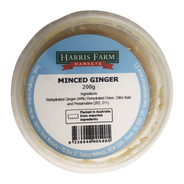 Harris Farm Minced Ginger 200g Harris Farm Markets