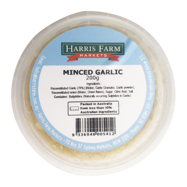 Harris Farm Minced Garlic 200g Harris Farm Markets